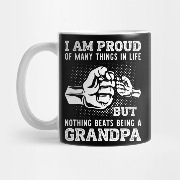 I Am Proud Of Many Things In Life But Nothing Beats Being A Grandpa Custom Grandpa Tee Gift For Grandpa Fathers Day Gift by inksplashcreations